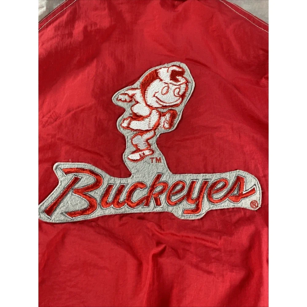 Genuine Stuff Ohio State Collegiate Hooded Puffer Jacket XL Brutus